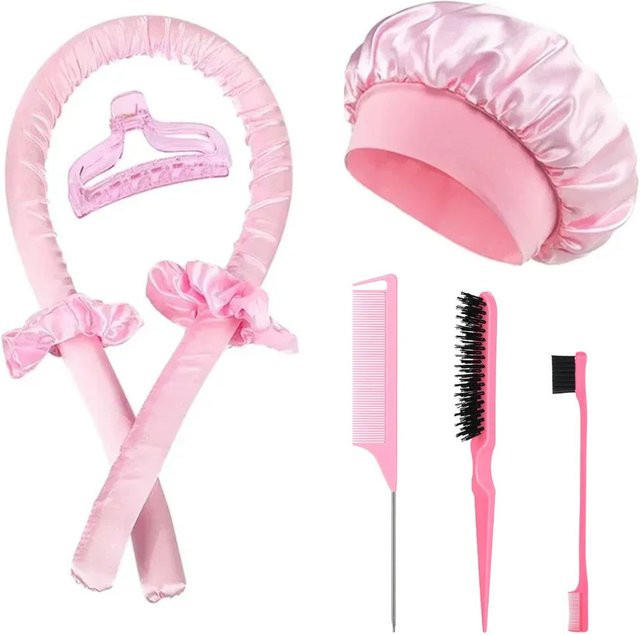Haar Styling Set mit Lockenwickler, Stirnband und Bürsten, Unisex - Bild 1