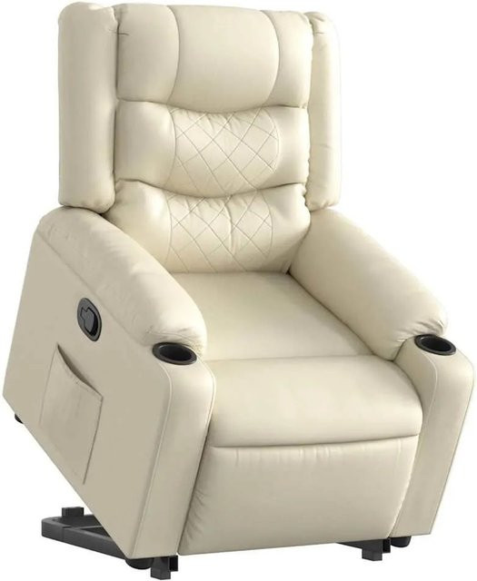 vidaXL Relaxsessel mit Aufstehhilfe in Beige aus Kunstleder - Bild 1