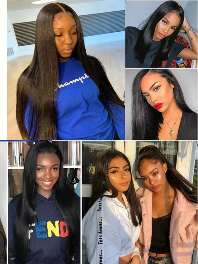 Newmi Brasilianische Haar Extensions, 1 Bundle, 100% Echthaar, Gerade - Bild 7