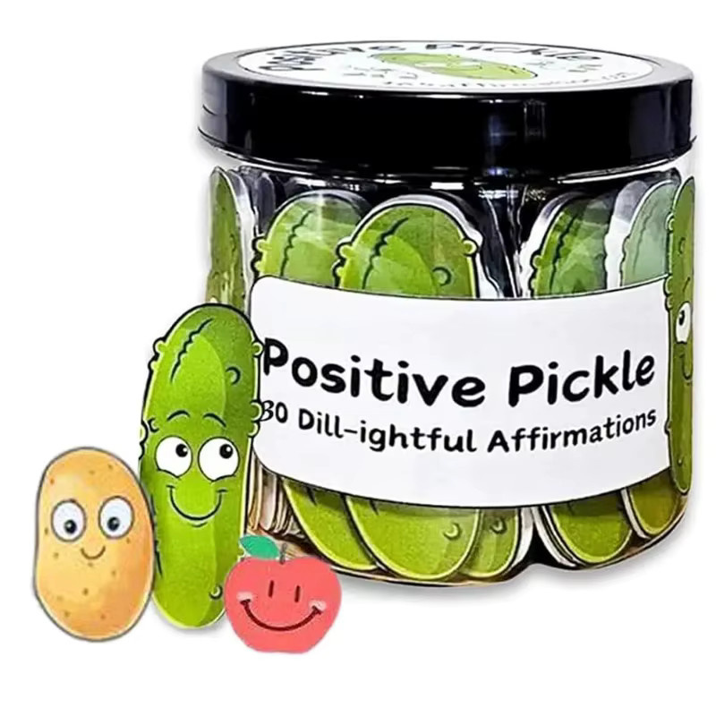 Positive Pickle Affirmationskarten mit 60 Botschaften zur emotionalen Unterstützung und Aufmunterung, Multicolor - Bild 2