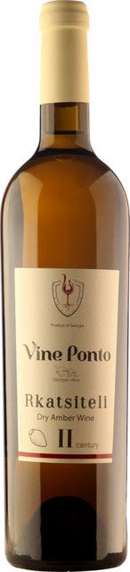 Vine Ponto Rkatsiteli Weißwein 2018, Kachetien, trocken, 0,75 l - Bild 1