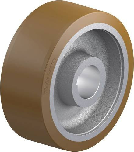 Blickle Schwerlast-Antriebsrad GBN 506/120H7 in Braun und Silber mit einem Rad-Durchmesser von 500 mm und einer Tragfähigkeit von 9000 kg - Bild 1