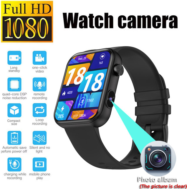 Jooeniok Smartwatch, Schwarz, Silikon, Unisex - Bild 1