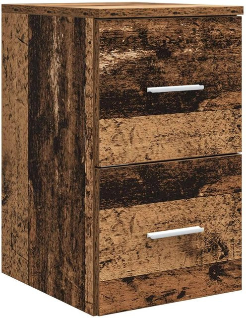 vidaXL Badezimmerschrank in Altholz-Optik, Braun, B/T/H: 30 x 35 x 50 cm - Bild 1