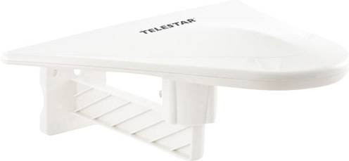 Telestar Antenna 10 Aktive DVB-T/T2 Dachantenne für den Außenbereich in Weiß mit 51 dB Verstärkung - Bild 1