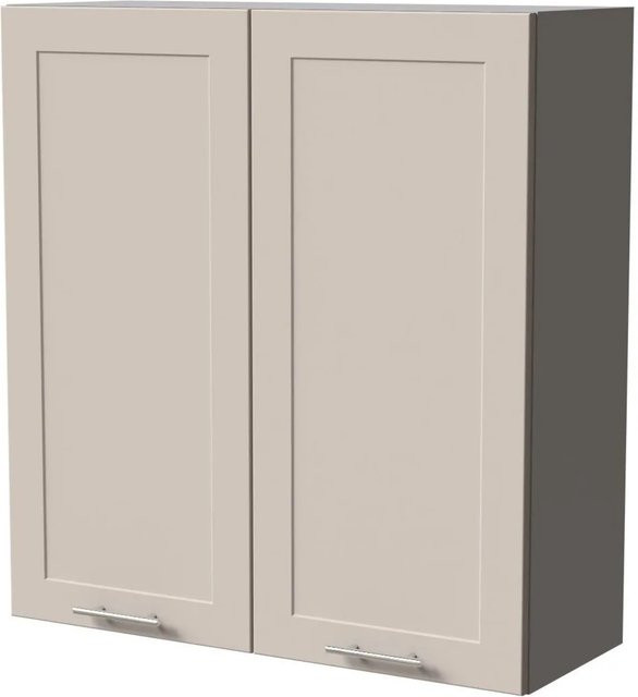 Feldmann-Wohnen Hängeschrank Oslo in Grau Kaschmir Matt mit Rahmenoptik B/T/H: 90 x 32,5 x 96 cm - Bild 1