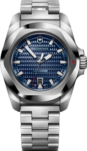 Victorinox Herrenuhr I.N.O.X., Automatik, Edelstahl, 41 mm, Blau, 20 ATM - Bild 1