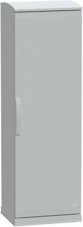 Schneider Electric Verteilergehäuse aus Polyester in Grau, bodenstehend mit offenem Sockel und Abdeckung, IP44, B: 50 cm, T: 42 cm, H: 150 cm - Bild 1