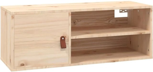 vidaXL Wandschrank aus Massivholz Kiefer rustikal B/T/H: 80 x 30 x 30 cm - Bild 1