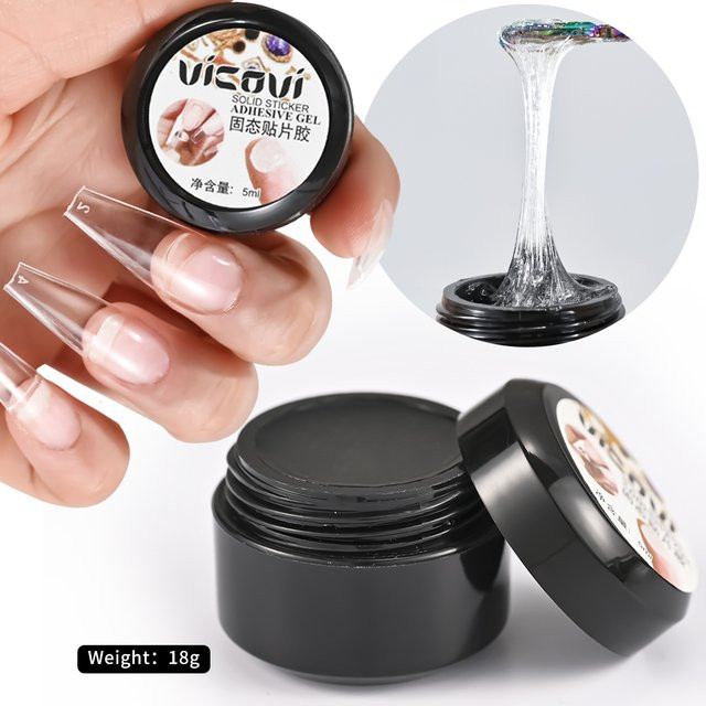 HotPress Nagelkleber Gel, transparent, 5 ml - Bild 1