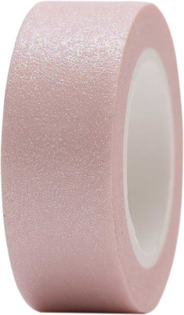 Rico Design Paper Poetry Washi Tape Glitter Rosa 15 mm x 5 m - Bild 1