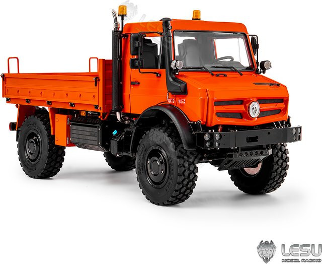 LESU MT-44023 Ganzmetall-All-Terrain-Lichttruck, 1:14, Metall, Orange - Bild 1