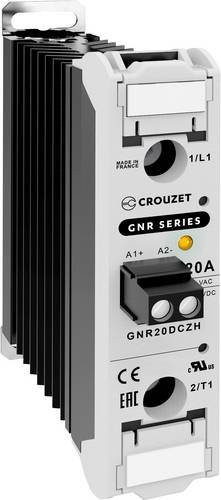 Crouzet Halbleiterrelais GNR20DCZH 20A 660 V/AC Nullspannungsschaltend in Weiß - Bild 1