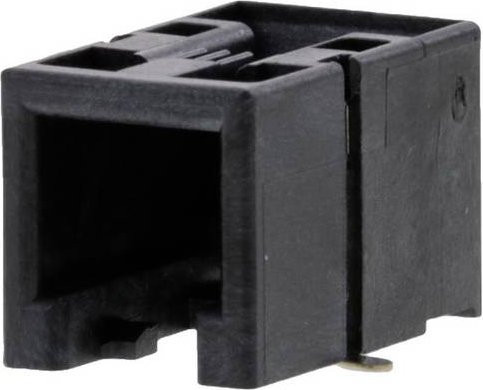 Molex Cat 3 Mod Jack/Plug 855025005 Buchse Schwarz - Bild 1