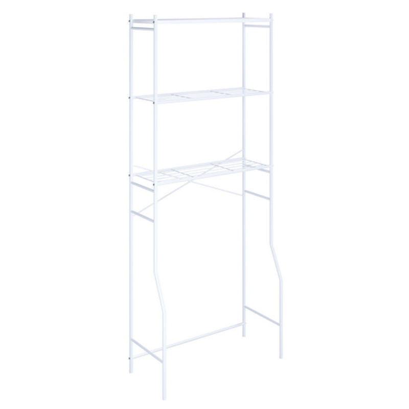VCM Waschmaschinenschrank Tubas in Weiß aus Metall und Holzwerkstoff, H x B x T: 160 x 64 x 25 cm - Bild 3