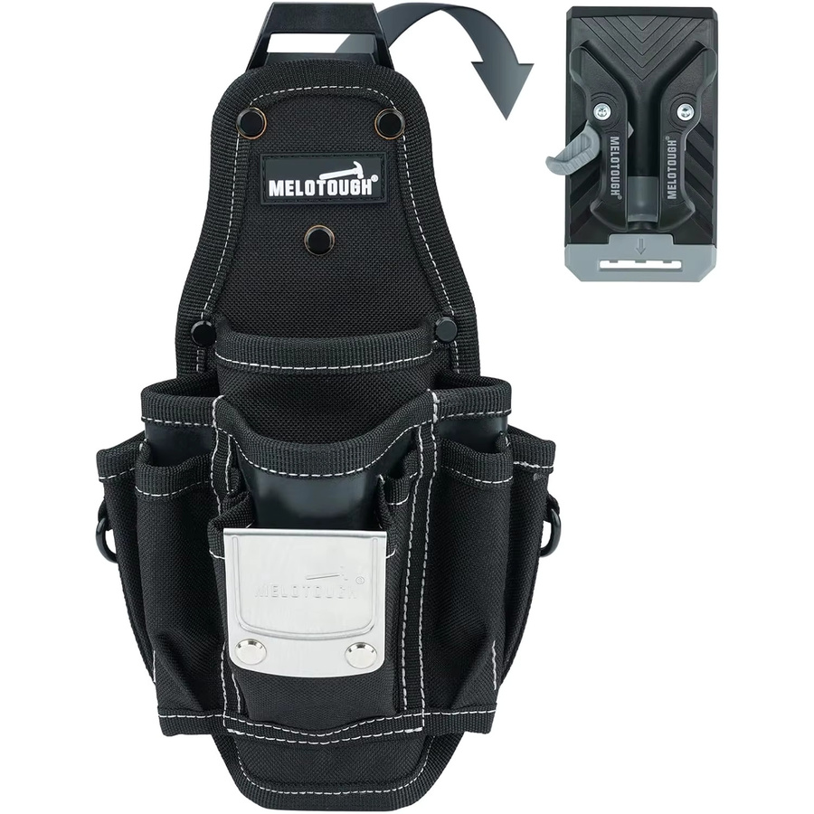 Meloworkgear Kleine Werkzeugtasche mit Gürtelclip und Schnellverschluss - Bild 7