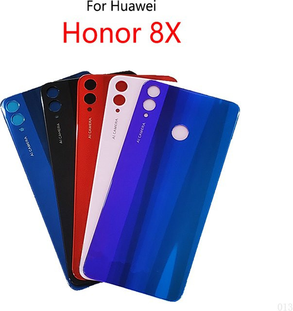 Huawei Honor 8X Akku-Rückabdeckung in Blau als Glaspanel-Gehäuse Ersatzteil - Bild 1