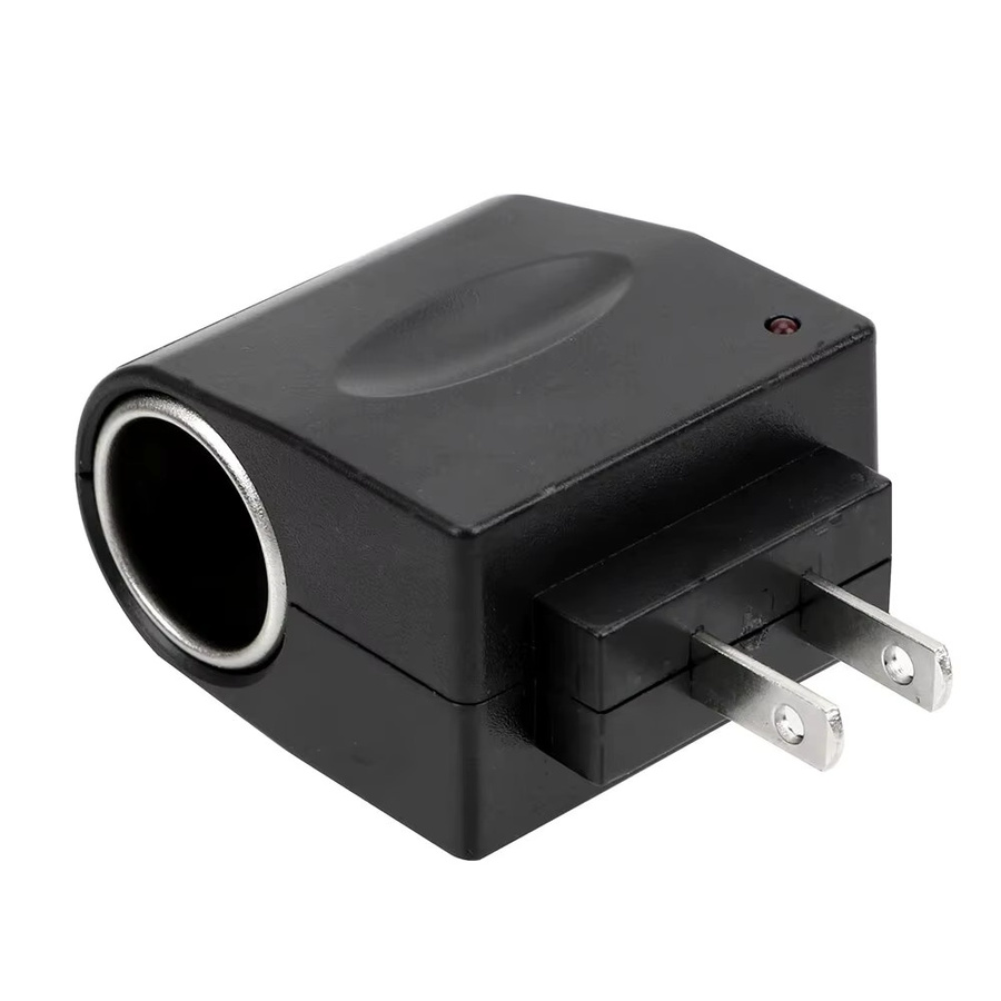 AC 220V zu DC 12V Auto Zigarettenanzünder Adapter Konverter mit EU und US Stecker in Schwarz - Bild 5