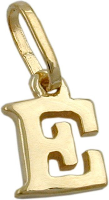 Paolo Renzo Buchstabenanhänger, 375 Gelbgold, 8x6,5mm, Unisex - Bild 1