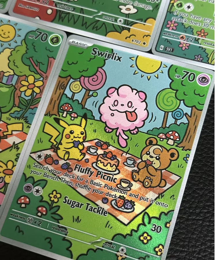 Keeppley Pokémon Sammel-Set, 5-teiliges Set, Holo-Karten, Bunt / Mehrfarbig - Bild 2