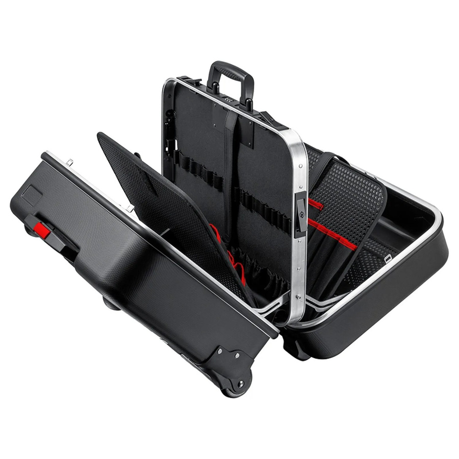 Knipex Big Twin Move 00 21 41 LE Universal Werkzeugkoffer unbestückt in Schwarz, B/T/H: 51,0 x 41,0 x 27,0 cm - Bild 3