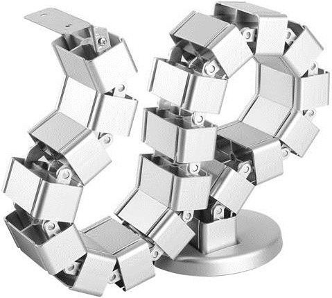 StarTech.com Cable Management Spine Kabelorganizer Silber, Tischmontage, 1,29 m - Bild 1