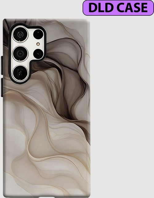 Stoßfeste Doppelschicht Handyhülle in Beige für Samsung Galaxy S26 S25 Ultra S24 S23 Ultra Plus - Bild 1