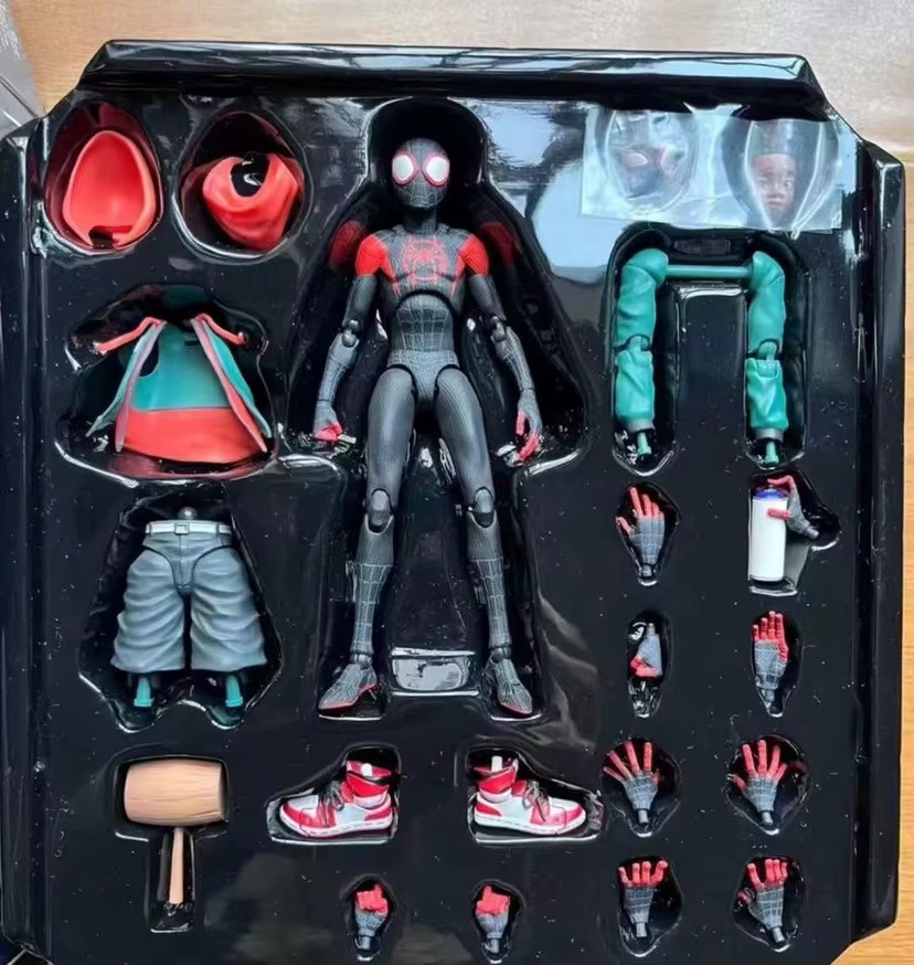 Fondjoy Marvel Miles Morales Spiderman Actionfigur, Einzelfigur, Grün - Bild 5