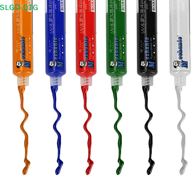 UV-Lichtempfindliche Lötmaskentinte für BGA PCB Motherboards in 6 Farben zum Schutz vor Korrosion und Lichtbogenbildung - Bild 1