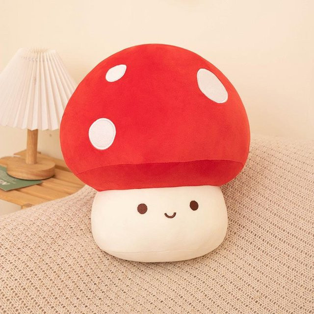Cartoon Macaron Pilz Plüschtier, Plüschtier, 10cm - Bild 1