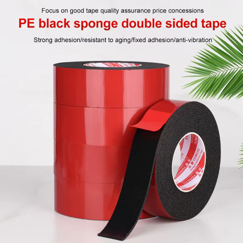 Doppelseitiges PE-Schaum-Klebeband in Rot, 10 m Länge, ideal für Kunststoff, Glas und Metall - Bild 2