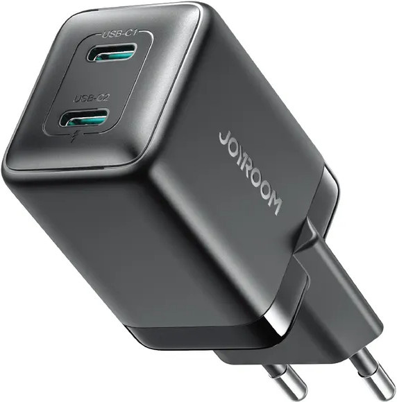 Joyroom Netzladegerät JR-TCG17 mit 45W und 2 x USB-C in Schwarz - Bild 1