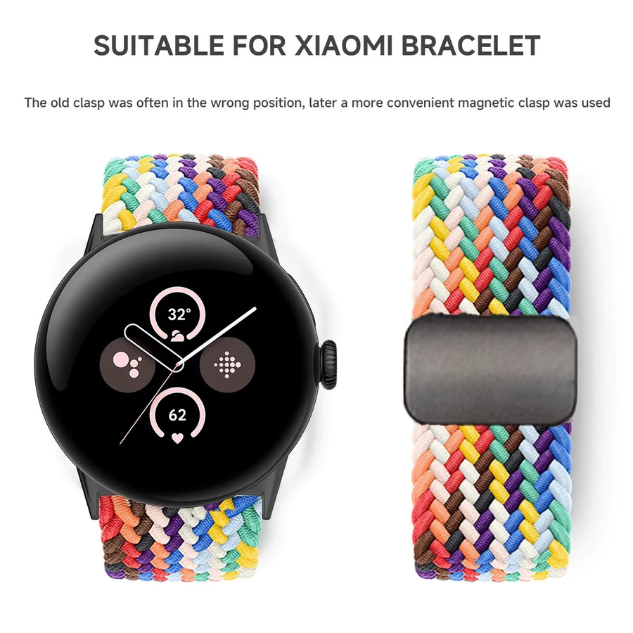 FancyWrist Uhrenarmband Nylon, geflochten, Bunt, Unisex - Bild 1