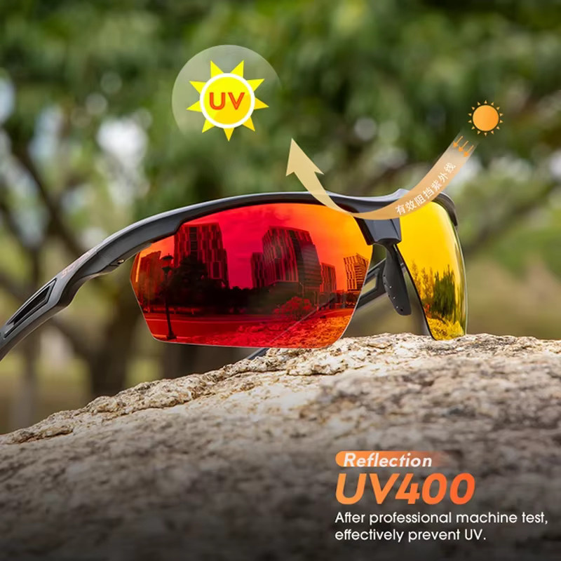 Kapvoe Sonnenbrille, polarisiert, black, Damen, wrap - Bild 1