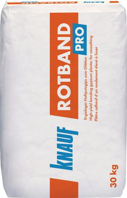 Knauf Rotband Haftputz aus Gips in Weiß, 30 kg - Bild 1