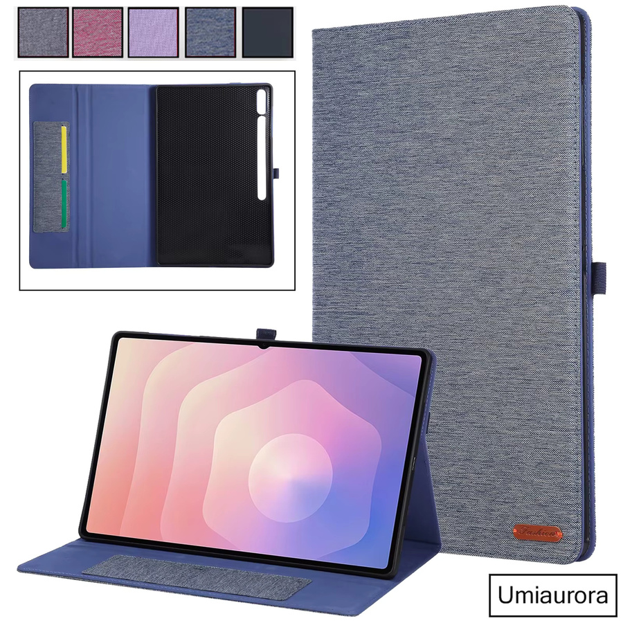 Samsung Folio PU-Leder Stand-Tablet-Hülle Wallet Cover für Tab S11 11 Zoll und Tab S11 Ultra 14,6 Zoll in Blau - Bild 3