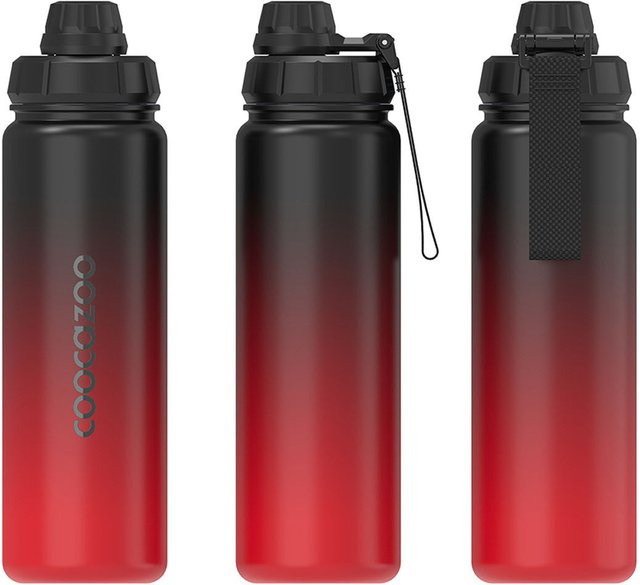 Coocazoo Edelstahl-Trinkflasche Kollektion 2026 Gradient Red Black - Bild 1