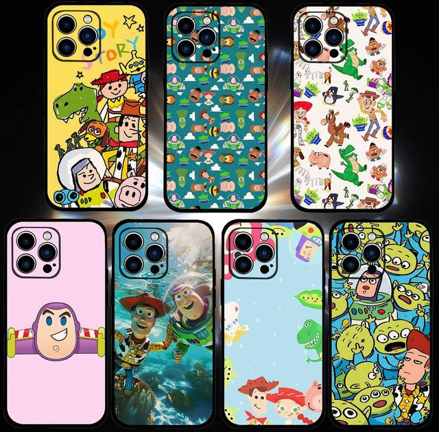 Anime T-Toys-S-Storys Handyhülle für Apple iPhone 17 16 15 14 13 12 11 Pro Max Plus X XR XS in Multicolour - Bild 1