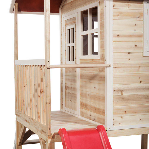 EXIT Toys Spielturm Loft Spielhaus in Natur, B/H/T: 190 x 215 x 269 cm - Bild 3