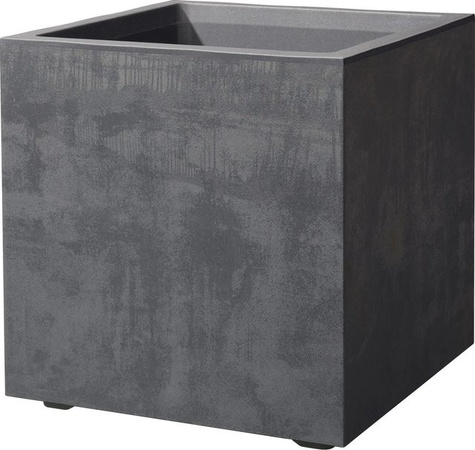 Deroma Pflanzkübel Cubo Millennium in Anthrazit, B/T/H: 39 x 39 x 39 cm