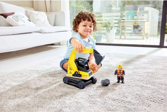 Hape Bagger, Spielzeugfahrzeug, ab 2 Jahren - Bild 1