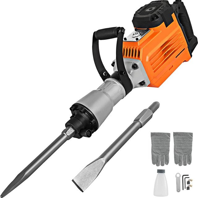 VEVOR Elektro-Abbruchhammer Hochleistungs Betonbrecher 1400W in Orange - Bild 1