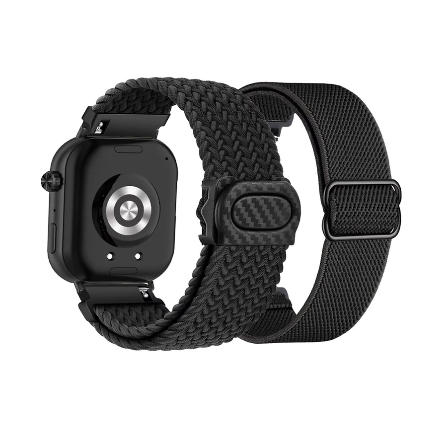 DAINU Uhrenarmband Nylon, Honor Choice Watch 2i, Unisex, Pink-Leopard print, Black - Bild 5