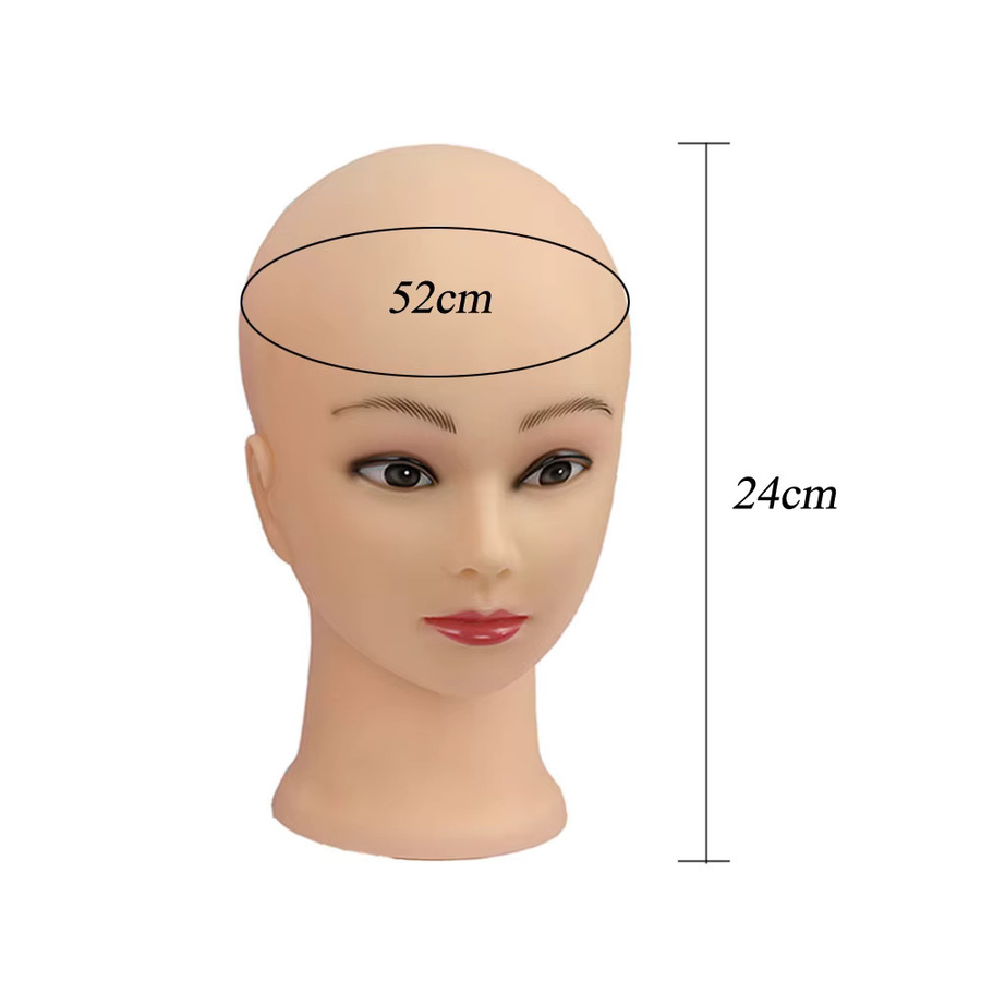 Old Street Mannequin Kopf mit Klemme für Perücken, Damen - Bild 2