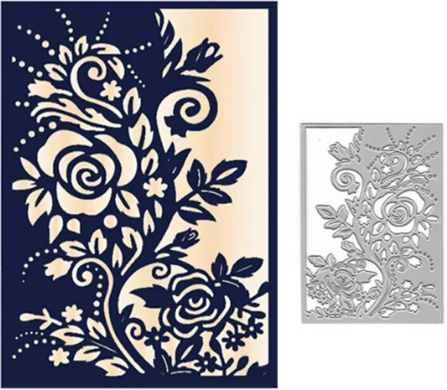 Langlebige Metall-Prägeschablone für Grußkarten und Scrapbooking als DIY-Stanzform für Papier und Alben - Bild 1