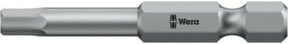 Wera Bit zähhart 1/4" DIN 3126 E6,3 Innensechskant 3x50mm in Silber - Bild 1