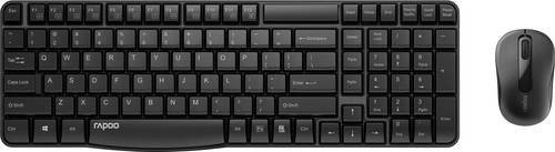 Rapoo X1800S Kabelloses Tastatur und Maus Set in Schwarz mit QWERTZ Layout - Bild 2