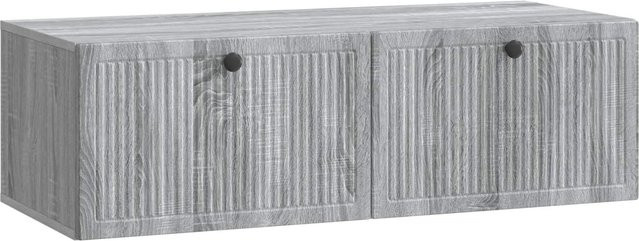 vidaXL Wandmontierter TV-Schrank in Grau Sonoma, Modernes Design für dein Wohnzimmer, B/T/H: 98 x 41 x 30 cm - Bild 1