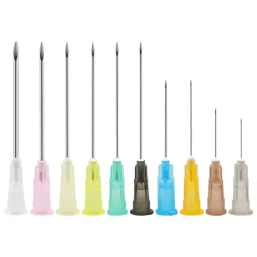 25 spitze Injektionsnadeln aus Metall mit transparenten Kappen für Klebstoffdosierer und Klebewerkzeuge, Multicolor - Bild 5