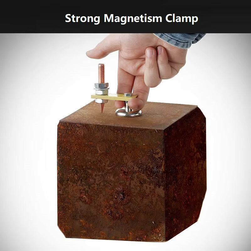 Magnetische Schweißklemme für Kopfstützen in Silber - Bild 3